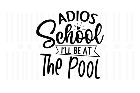 Adios School: Poolside Teacher Embroidery Review