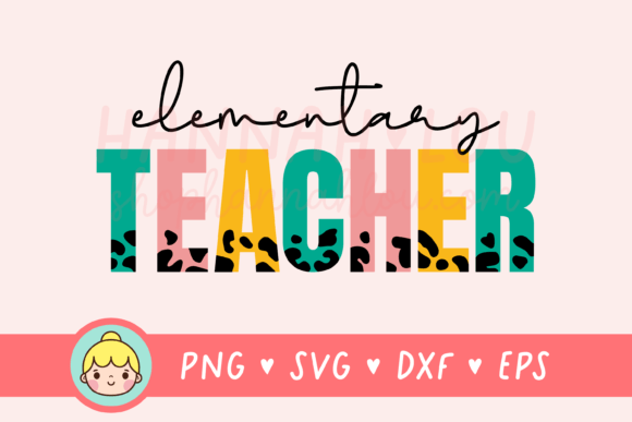 Elementary School Teacher Graphics for Crafts