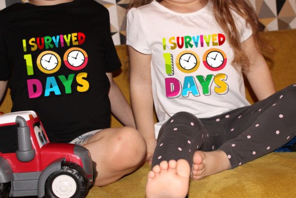 I Survived 100 Days SVG: Graphics for Crafts