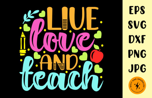 Review: Live Love and Teach SVG for Embroidery