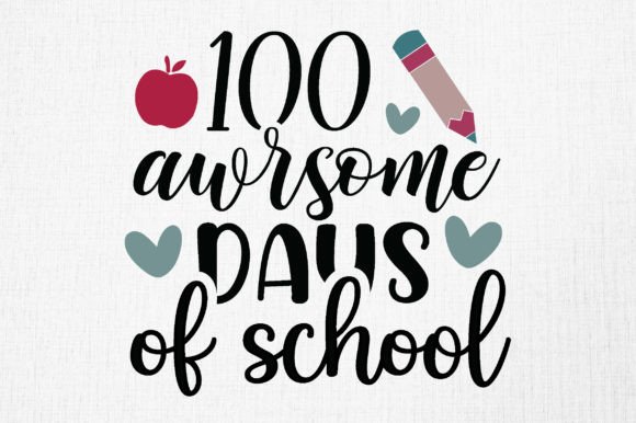 Reviewing 100 Days School Graphics & Crafts