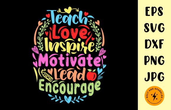 Reviewing the Teach Love Inspire Motivate Lead SVG