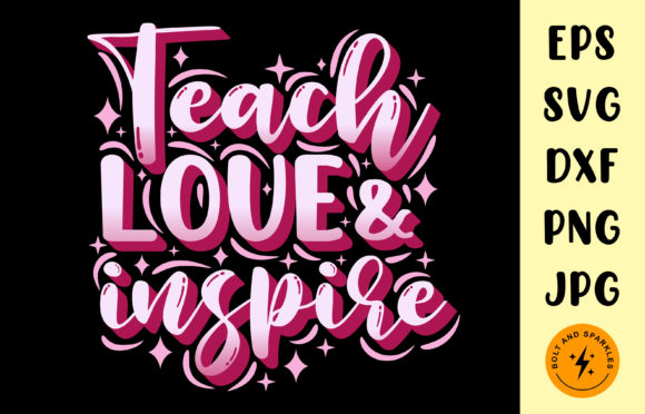 Teach Love SVG: Elevate Crafts & Graphics