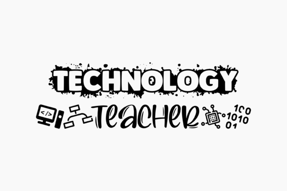 Technology Teacher Graphics for Crafts